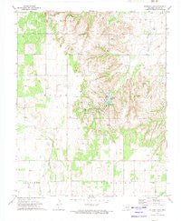 Watonga Lake Oklahoma Historical topographic map, 1:24000 scale, 7.5 X 7.5 Minute, Year 1972
