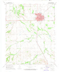 Watonga Oklahoma Historical topographic map, 1:24000 scale, 7.5 X 7.5 Minute, Year 1972