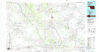 Watonga Oklahoma Historical topographic map, 1:100000 scale, 30 X 60 Minute, Year 1985