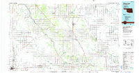 Watonga Oklahoma Historical topographic map, 1:100000 scale, 30 X 60 Minute, Year 1985