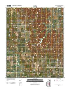 Watonga Lake Oklahoma Historical topographic map, 1:24000 scale, 7.5 X 7.5 Minute, Year 2012