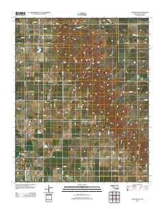 Watonga SE Oklahoma Historical topographic map, 1:24000 scale, 7.5 X 7.5 Minute, Year 2012
