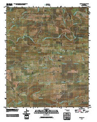 Watson Oklahoma Historical topographic map, 1:24000 scale, 7.5 X 7.5 Minute, Year 2010