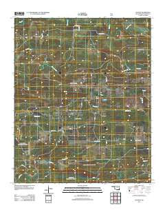 Watson Oklahoma Historical topographic map, 1:24000 scale, 7.5 X 7.5 Minute, Year 2013
