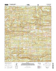 Watson Oklahoma Current topographic map, 1:24000 scale, 7.5 X 7.5 Minute, Year 2016