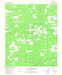 Watson Oklahoma Historical topographic map, 1:24000 scale, 7.5 X 7.5 Minute, Year 1981