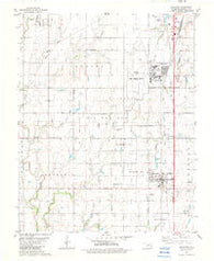 Waukomis Oklahoma Historical topographic map, 1:24000 scale, 7.5 X 7.5 Minute, Year 1982
