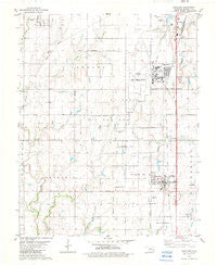 Waukomis Oklahoma Historical topographic map, 1:24000 scale, 7.5 X 7.5 Minute, Year 1982