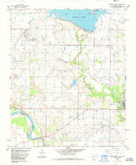 Waurika West Oklahoma Historical topographic map, 1:24000 scale, 7.5 X 7.5 Minute, Year 1984