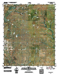Waurika East Oklahoma Historical topographic map, 1:24000 scale, 7.5 X 7.5 Minute, Year 2009