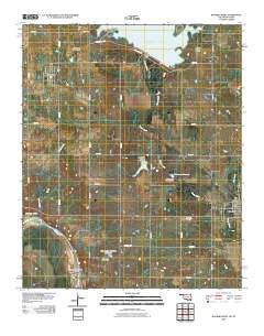 Waurika West Oklahoma Historical topographic map, 1:24000 scale, 7.5 X 7.5 Minute, Year 2010