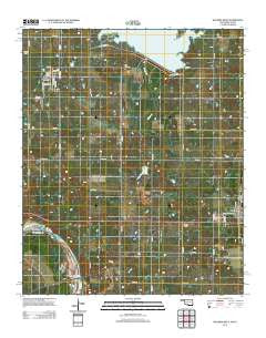 Waurika West Oklahoma Historical topographic map, 1:24000 scale, 7.5 X 7.5 Minute, Year 2012