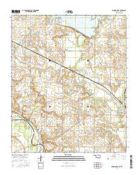 Waurika West Oklahoma Current topographic map, 1:24000 scale, 7.5 X 7.5 Minute, Year 2016