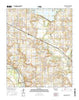 Waurika West Oklahoma Current topographic map, 1:24000 scale, 7.5 X 7.5 Minute, Year 2016