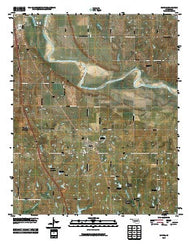 Wayne Oklahoma Historical topographic map, 1:24000 scale, 7.5 X 7.5 Minute, Year 2010