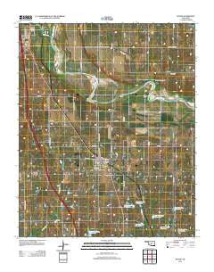 Wayne Oklahoma Historical topographic map, 1:24000 scale, 7.5 X 7.5 Minute, Year 2012