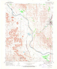 Waynoka West Oklahoma Historical topographic map, 1:24000 scale, 7.5 X 7.5 Minute, Year 1969