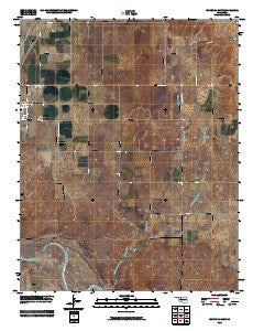 Waynoka East Oklahoma Historical topographic map, 1:24000 scale, 7.5 X 7.5 Minute, Year 2010