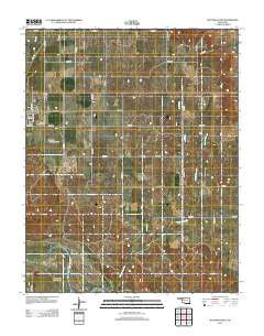 Waynoka East Oklahoma Historical topographic map, 1:24000 scale, 7.5 X 7.5 Minute, Year 2012