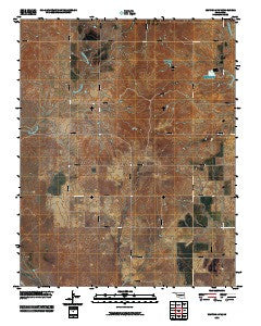 Waynoka NW Oklahoma Historical topographic map, 1:24000 scale, 7.5 X 7.5 Minute, Year 2010