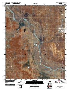 Waynoka West Oklahoma Historical topographic map, 1:24000 scale, 7.5 X 7.5 Minute, Year 2010