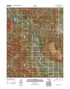 Waynoka West Oklahoma Historical topographic map, 1:24000 scale, 7.5 X 7.5 Minute, Year 2012