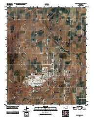 Weatherford Oklahoma Historical topographic map, 1:24000 scale, 7.5 X 7.5 Minute, Year 2010