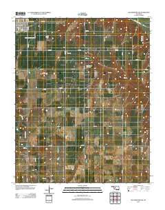 Weatherford NW Oklahoma Historical topographic map, 1:24000 scale, 7.5 X 7.5 Minute, Year 2012