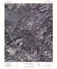 Webbers Falls SW Oklahoma Historical topographic map, 1:24000 scale, 7.5 X 7.5 Minute, Year 1972