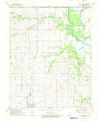 Welch North Oklahoma Historical topographic map, 1:24000 scale, 7.5 X 7.5 Minute, Year 1971