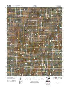 Welch NW Oklahoma Historical topographic map, 1:24000 scale, 7.5 X 7.5 Minute, Year 2012