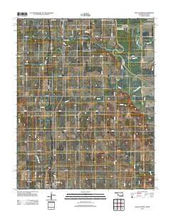 Welch North Oklahoma Historical topographic map, 1:24000 scale, 7.5 X 7.5 Minute, Year 2012