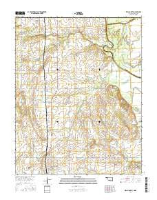 Welch North Oklahoma Current topographic map, 1:24000 scale, 7.5 X 7.5 Minute, Year 2016