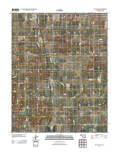Welch South Oklahoma Historical topographic map, 1:24000 scale, 7.5 X 7.5 Minute, Year 2012