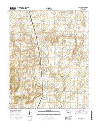 Welch South Oklahoma Current topographic map, 1:24000 scale, 7.5 X 7.5 Minute, Year 2016