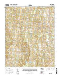 Welty Oklahoma Current topographic map, 1:24000 scale, 7.5 X 7.5 Minute, Year 2016
