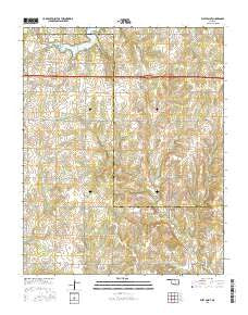 West Point Oklahoma Current topographic map, 1:24000 scale, 7.5 X 7.5 Minute, Year 2016