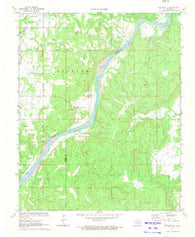 Wetumka SE Oklahoma Historical topographic map, 1:24000 scale, 7.5 X 7.5 Minute, Year 1971