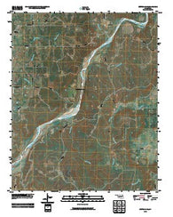 Wetumka SE Oklahoma Historical topographic map, 1:24000 scale, 7.5 X 7.5 Minute, Year 2010
