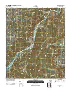 Wetumka SE Oklahoma Historical topographic map, 1:24000 scale, 7.5 X 7.5 Minute, Year 2012