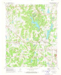 Wewoka West Oklahoma Historical topographic map, 1:24000 scale, 7.5 X 7.5 Minute, Year 1972