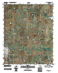 Wewoka East Oklahoma Historical topographic map, 1:24000 scale, 7.5 X 7.5 Minute, Year 2010
