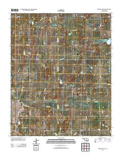 Wewoka East Oklahoma Historical topographic map, 1:24000 scale, 7.5 X 7.5 Minute, Year 2012