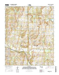 Wewoka East Oklahoma Current topographic map, 1:24000 scale, 7.5 X 7.5 Minute, Year 2016