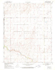 Wheeless Oklahoma Historical topographic map, 1:24000 scale, 7.5 X 7.5 Minute, Year 1969