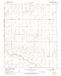 Wheeless Oklahoma Historical topographic map, 1:24000 scale, 7.5 X 7.5 Minute, Year 1969