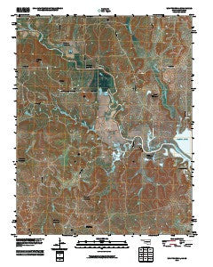 Whippoorwill Oklahoma Historical topographic map, 1:24000 scale, 7.5 X 7.5 Minute, Year 2010
