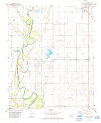 White Lake Oklahoma Historical topographic map, 1:24000 scale, 7.5 X 7.5 Minute, Year 1984