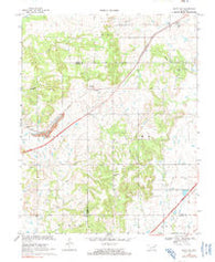 White Oak Oklahoma Historical topographic map, 1:24000 scale, 7.5 X 7.5 Minute, Year 1970
