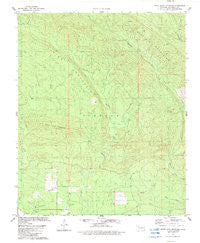 White Rock Mountain Oklahoma Historical topographic map, 1:24000 scale, 7.5 X 7.5 Minute, Year 1982